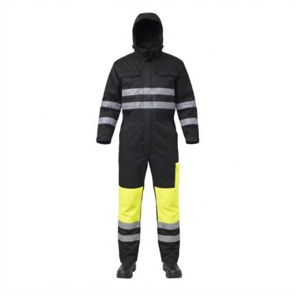High-Visibility Safety Rain Wear Coverall – Waterproof Reflective Workwear